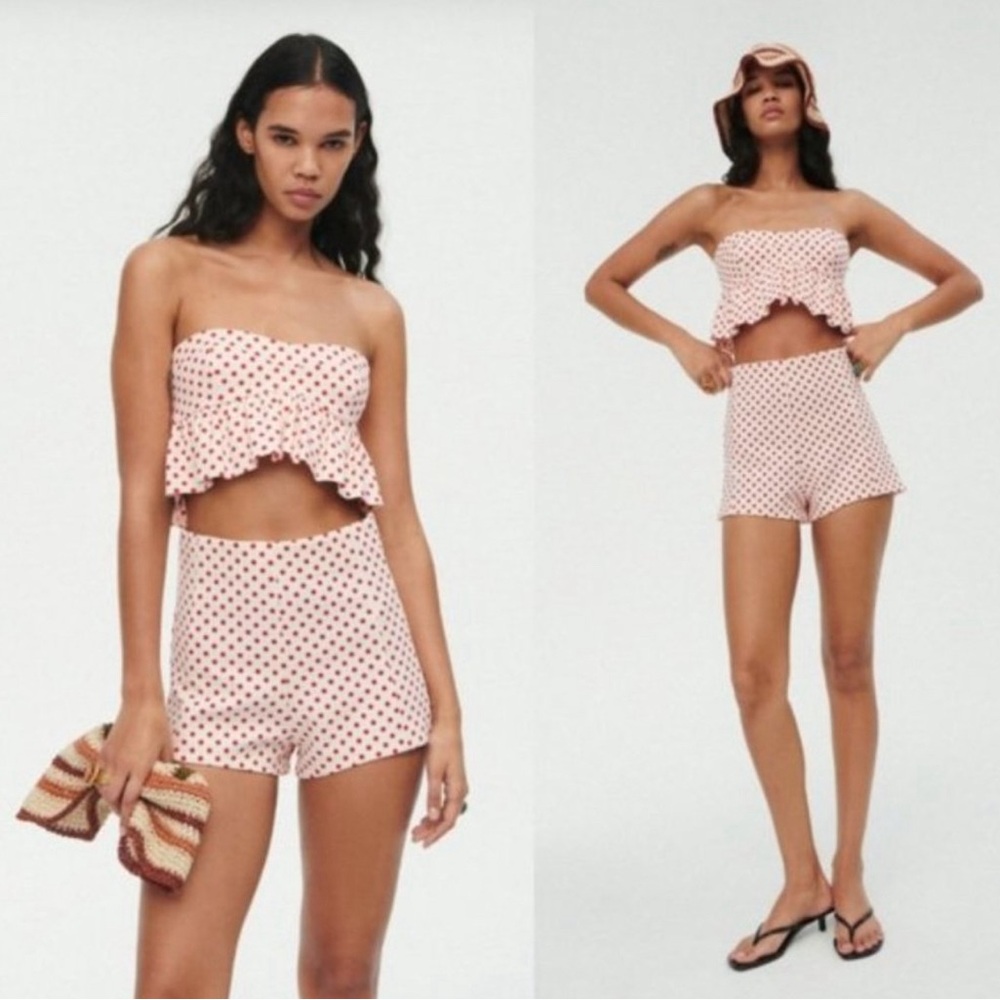 Zara two piece polka dot set